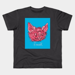 pink freak buck teeth Kids T-Shirt